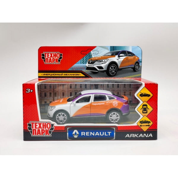 ARKANA-12DEL-OGWH 313466 Machine en métal RENAULT ARKANA KAРШЕРИНГ 12 см, double, bagage, iner, cor