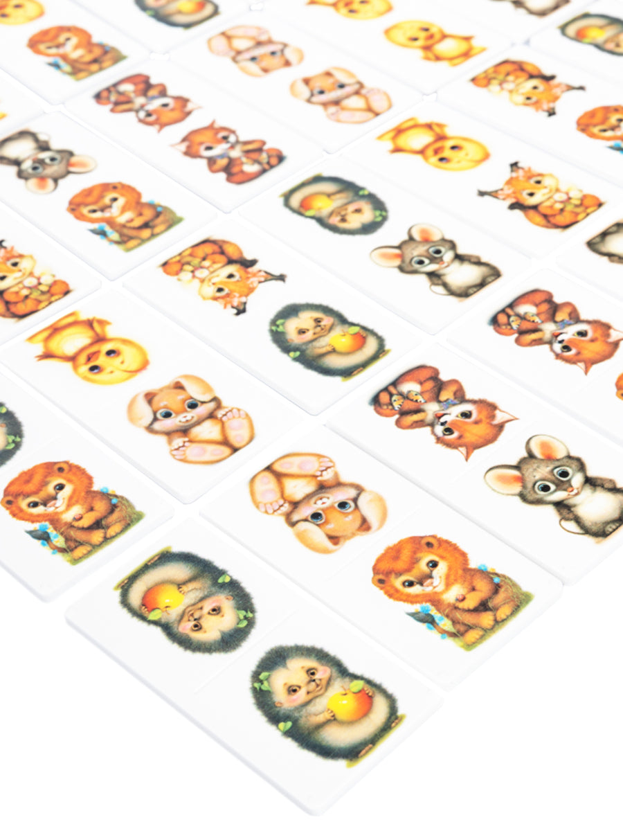 Домино пластмассовое Пушистые друзья (с 3-х лет)