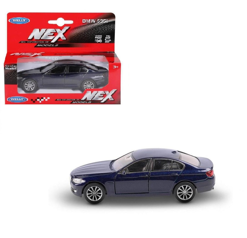 Eh bien. Machine 1:38 "BMW 535i" en métal, prуж. мех., цвет в ассорт. art.43635W