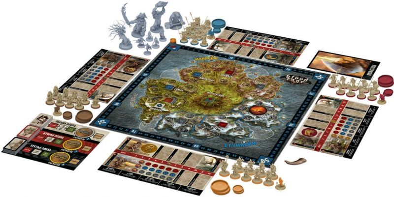 Hast. игра "Кровь и ярость" Blood Rage" art.16009 (Jeux de foule) РРЦ 5500 /3