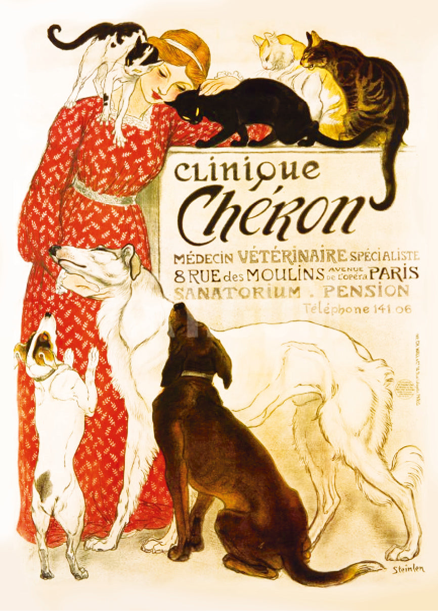 «Кошачьи миры». Стейнлен Теофиль-Александр. Clinique vétérinaire Sheron.