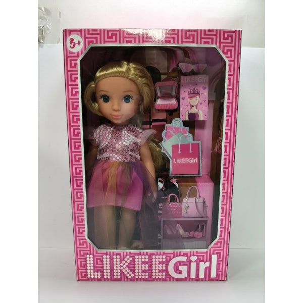 Кукла не озвуч 30 см, в кор. LIKEE GIRL в кор.18шт