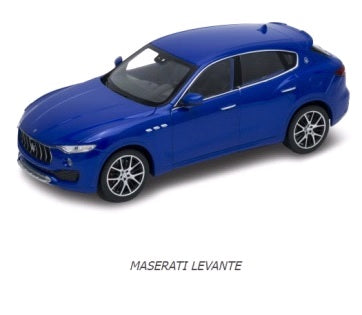 Machine en métal 1:24 maserati levante, en couleur, en couleur, 4*6 pouces
