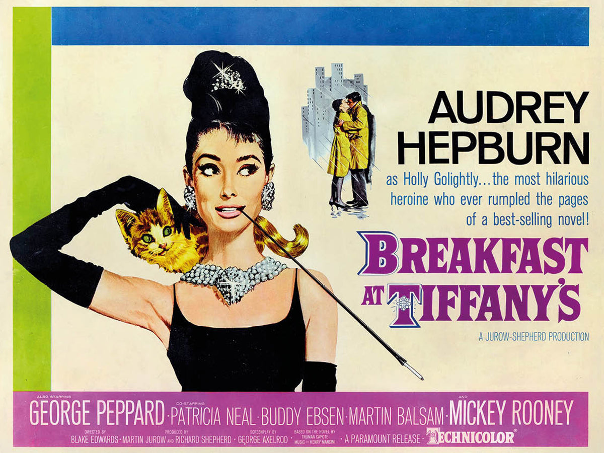 Affiche. Des films de luxe. Завтрак у Тифани. Aficha. Format A3.
