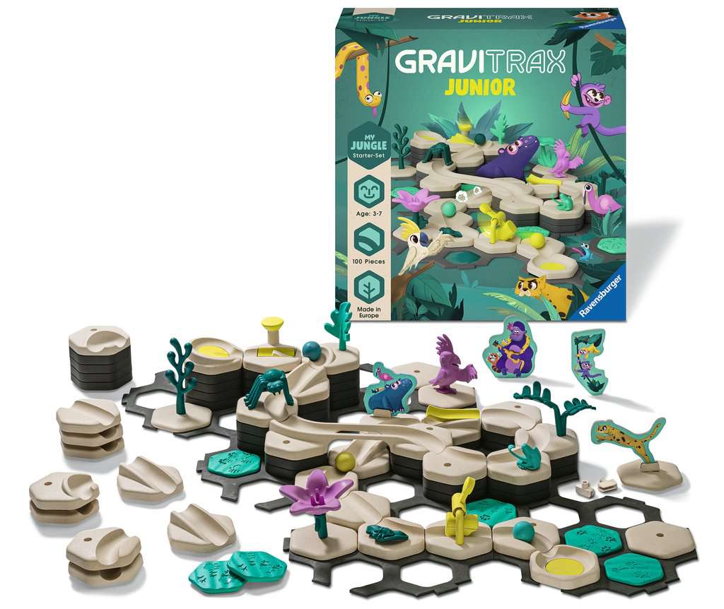 Ravensburger. Конструктор "GraviTrax Junior Джунгли" арт.27499