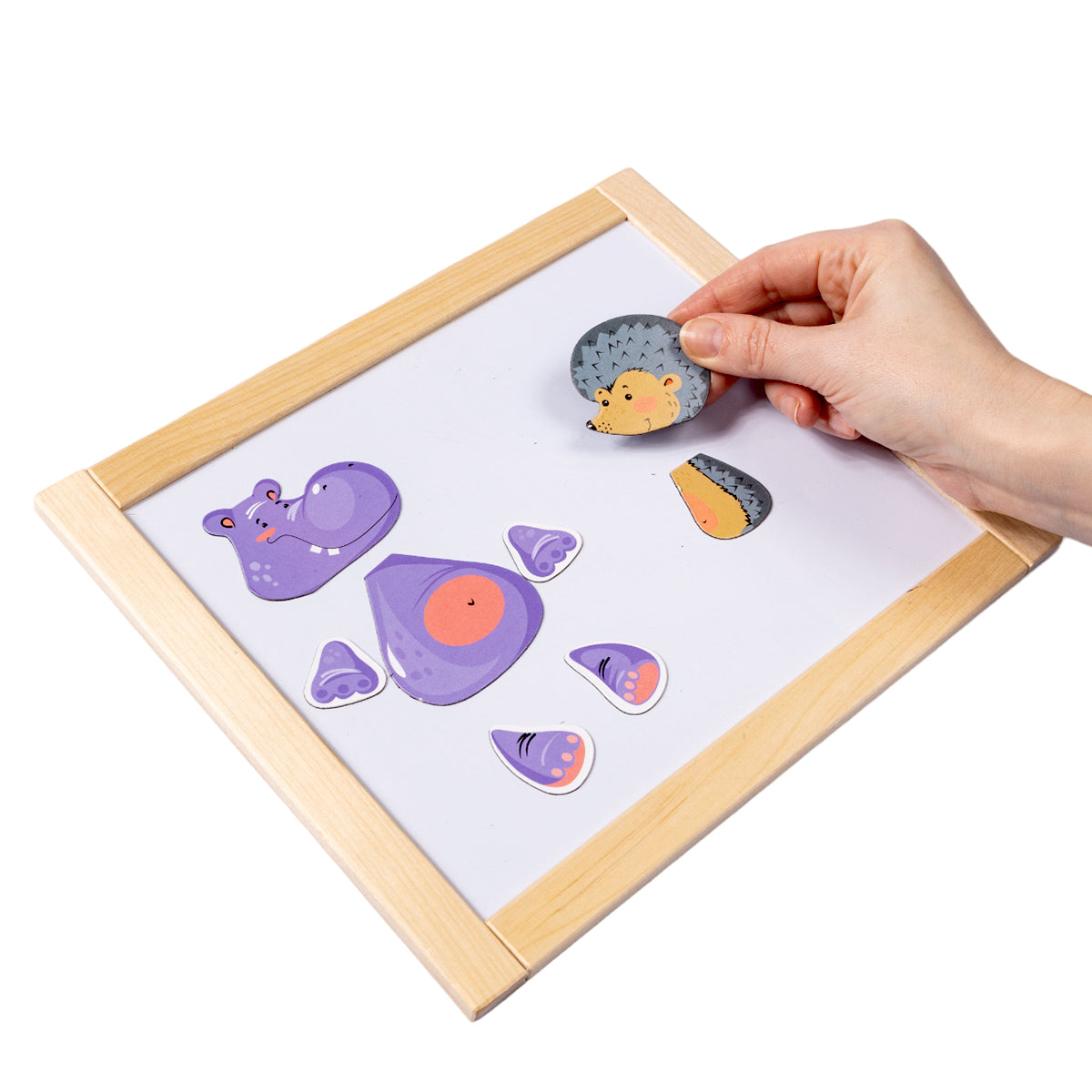 Игра магнитная "Всякая всячина. Зоопарк" (6 зверей). Серия Магнитные истории (европодвес, 6 х10шт) а