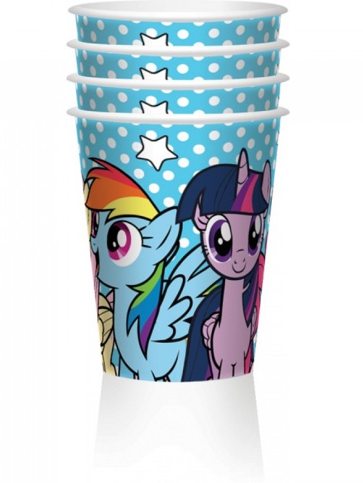 EstaBella. My Little Pony Набор стаканов для праздника "Вместе веселее" 4шт. art.65714