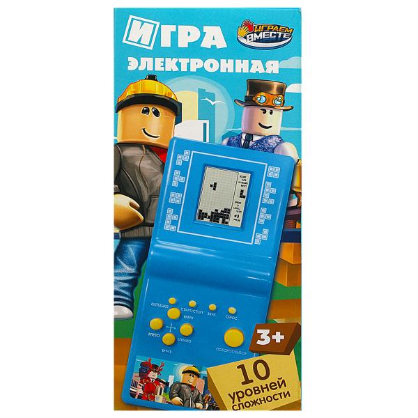 Электронная логическая игра кор.7*14,5*2см ИГРАЕМ ВМЕСТЕ в кор.2*144шт