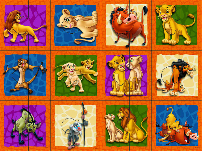 Disney.Король Лев.Половинки (мал.form.)