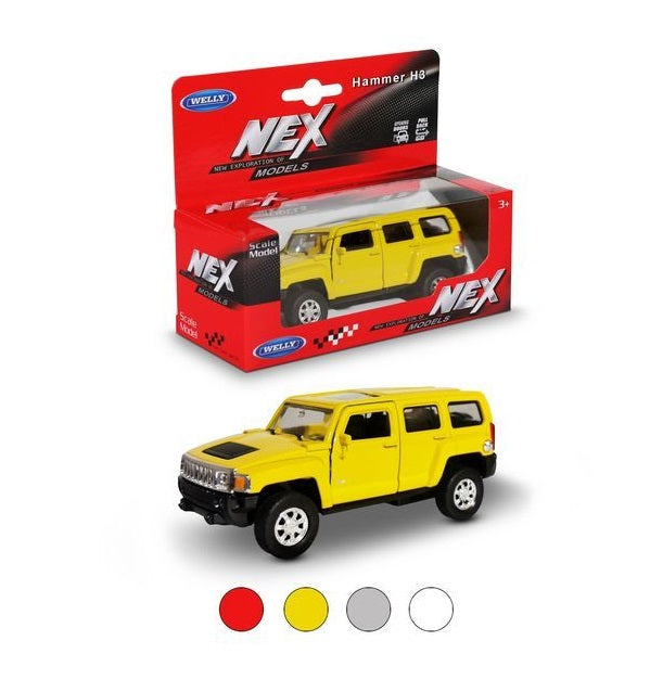 Eh bien. Machine 1:38 "Hummer H3" disponible. мех., цвет в ассорт. art.43629W