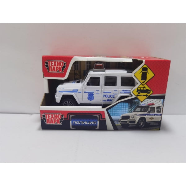 Machine en plastique ПОЛИЦИЯ 13,5 см, инерция., двери, кор. Parc technologique en cor.2*120шт