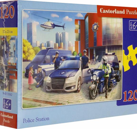 В-13562 Полицейский участок, (120 деталей MIDI) Castor Land