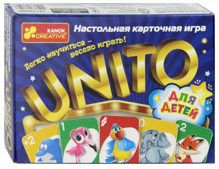 12170008Р Настольная карточная игра UNITO д/детей
