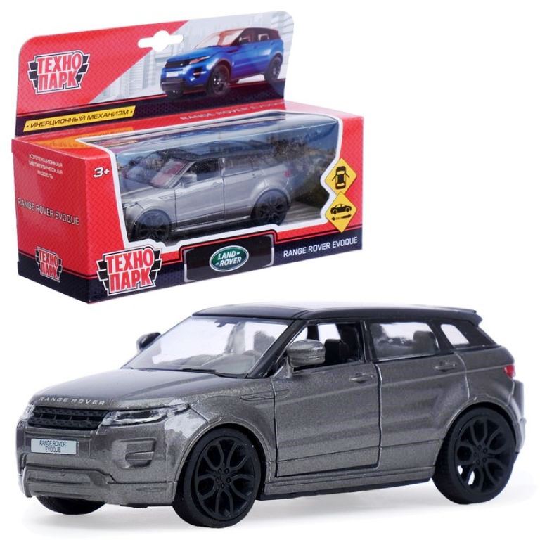 Véhicule en métal LAND ROVER RANGE ROVER EVOQUE 12,5 cm, extérieur, moteur, moteur. Parc technologique dans le cor.2*36шт