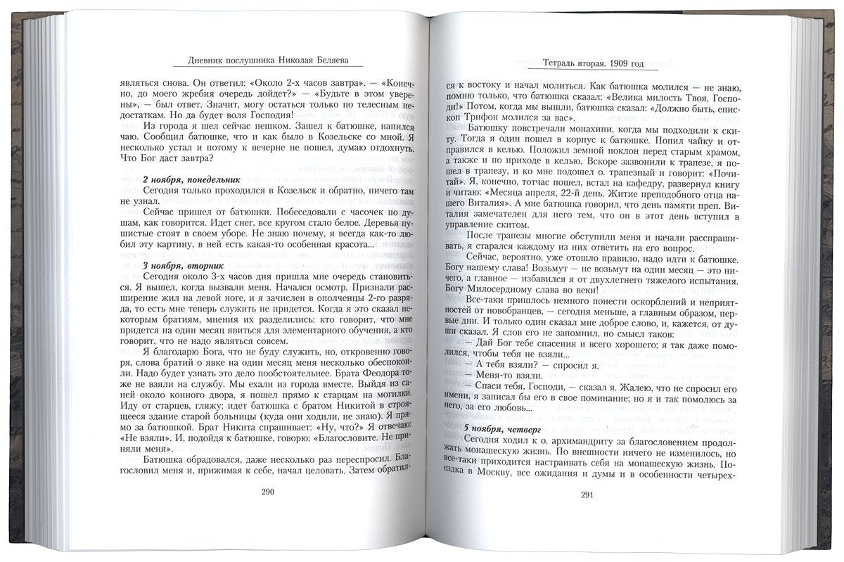 Дневник послушника Оптиной пустыни Николая Беляева (преподобного Никона исповедника)
