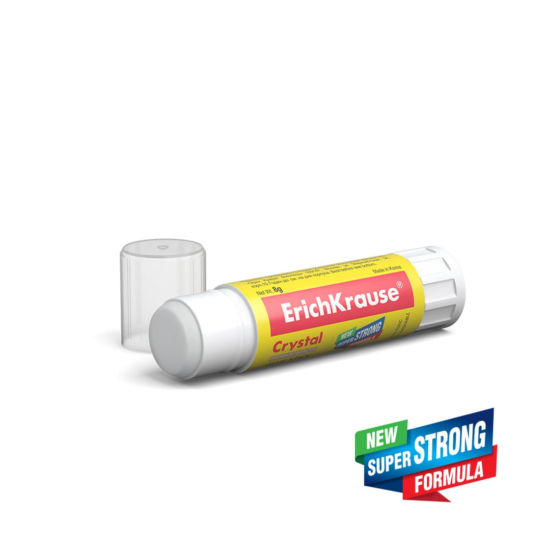 ErichKrause® Клей-карандаш "Crystal" 8г (поштучно) арт.10999