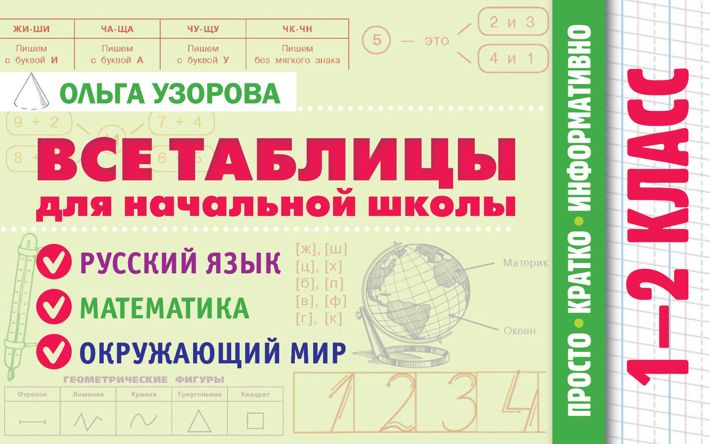 Il y a des tableaux pour les écoles nationales. 1 à 2 classes. Русский язык, математика, окружающий мир