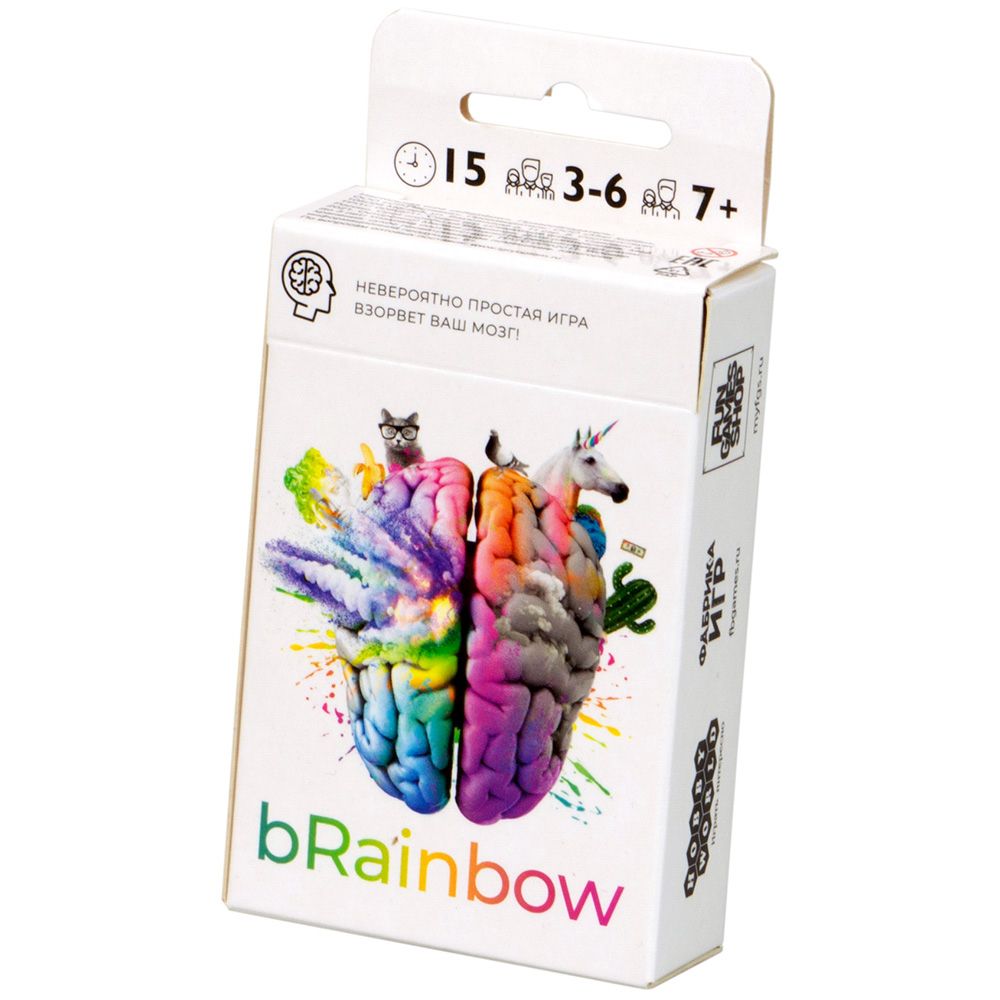 Наст.игра "Брейнбоу" (bRainbow) РРЦ 390 руб. (Фабрика игр)