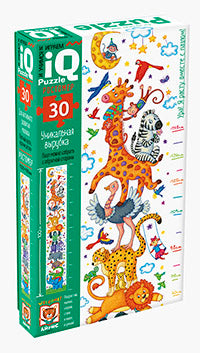 QI Пазл МАКСИ Ростомер 30 эл. Моя жаркая Африка 3+