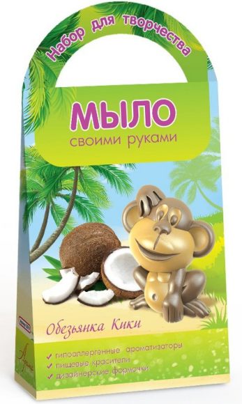 Развивашки.С0216 Мыло своими руками "Обезьянка Кики" /44