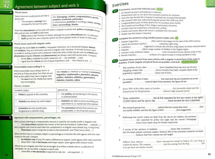 Manuel de grammaire avancée. Un ouvrage de référence et d'exercices pour les apprenants avancés en anglais.