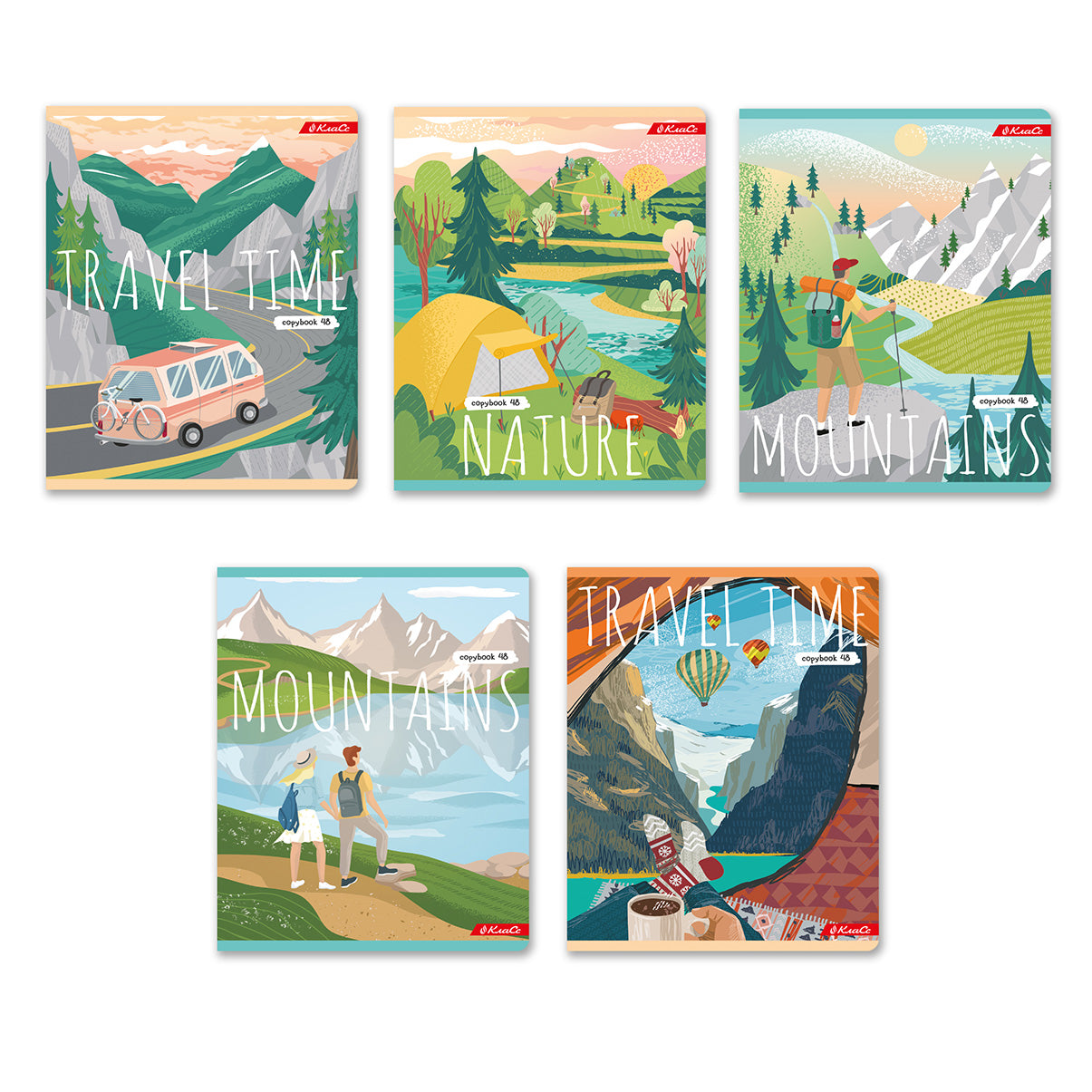 Svetoch. Тетрадь общая ученическая "Путешествия" A5+ 48 л. sur la ligne de commande art.48ТСК5_3_2