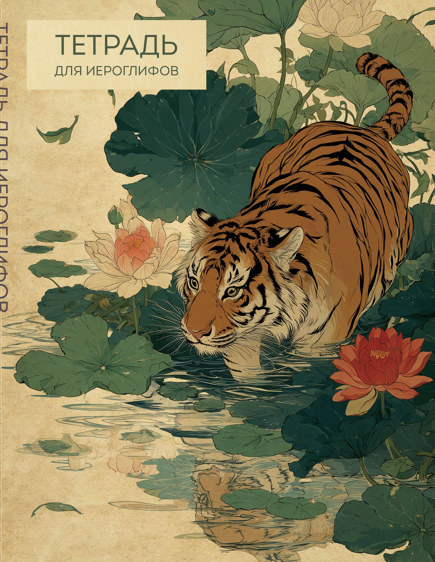 Тетрадь для иероглифов (Крадущийся тигр)