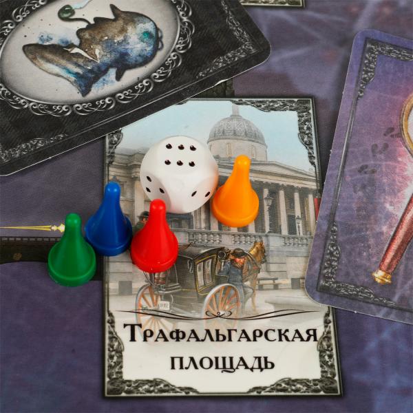 Je suis désolé pour Sherlock Holmsa. Настол.игра-квадрат. 40 cartes. 250х250мм. Умные игры в кор.10шт