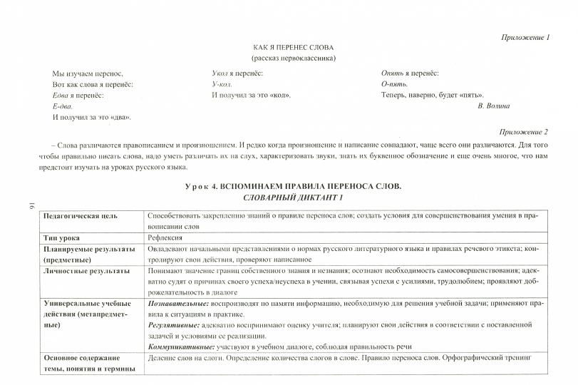 Русский язык. 3 cl Иванова (Технологическ.карты )