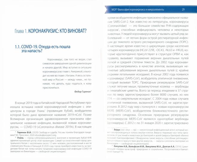 Записки философствующего врача. МОР: медицинская философия коронокризиса и микроэлементы