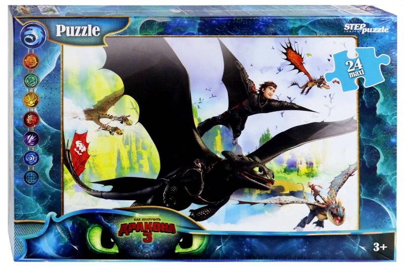 КАК ПРИРУЧИТЬ ДРАКОНА-3. МАКСИ 24Д в кор.12шт