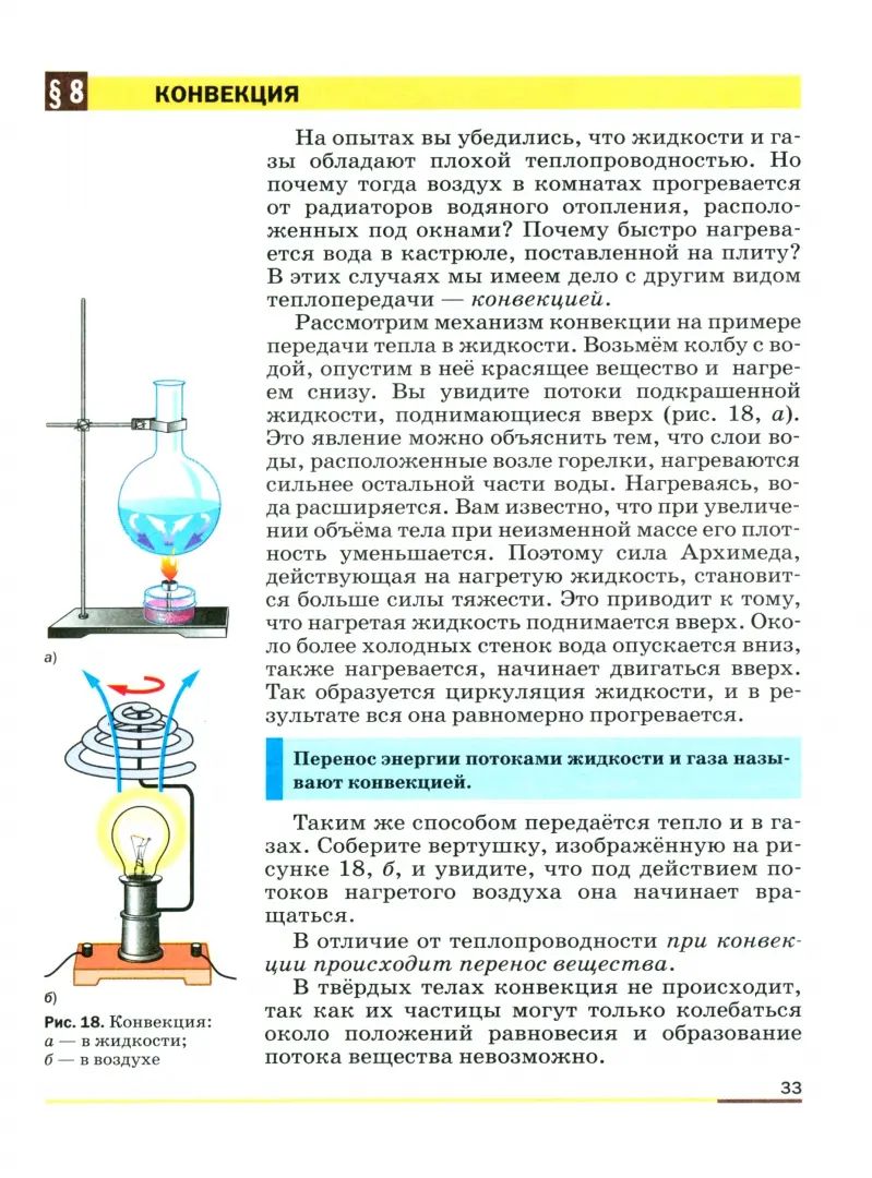 Перышкин Физика. 8 класс. Учебник. Базовый уровень (Приложение 1) (ПРОСВЕЩЕНИЕ) (3-е издание)