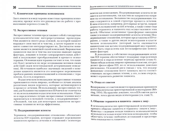 Принципы психоаналитической психотерапии: Руководство по поддерживающему экспрессивному лечению. Новое издание
