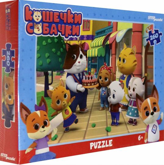 95116 Мозаика "puzzle" 260 "Кошечки и собачки" (0+ Медиа)