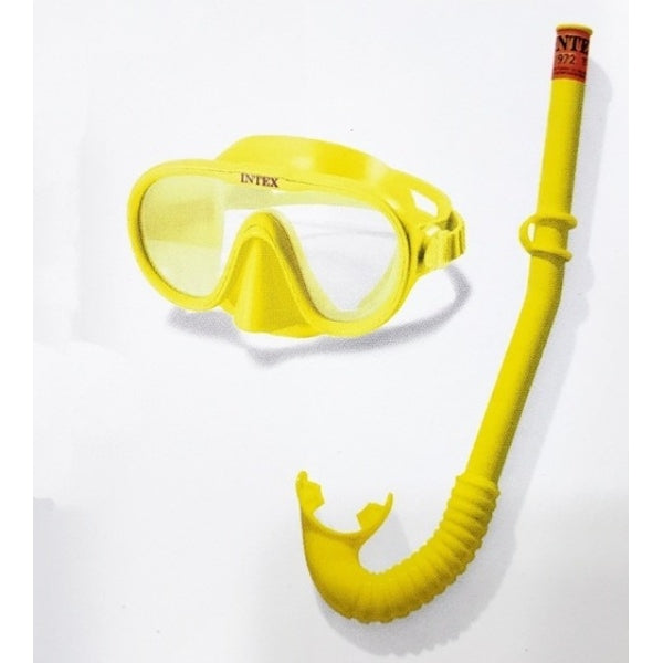 Intex. Ensemble complet pour le projet aquatique "Ensemble de natation Adventurer" (masque, troubka) de 8 lettres art.55642
