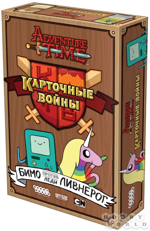 Наст.игра МХ "Время приключений. Карточные войны: Бимо против Леди Ливнерог" art.1659 РРЦ 1290 руб.