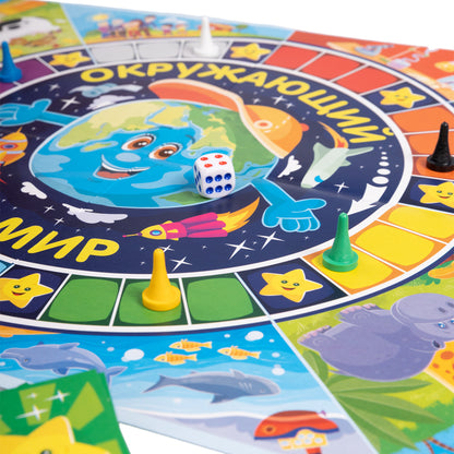 ИГРА НАСТОЛЬНАЯ "ВИКТОРИНА ПЕРВОКЛАССНИКА. ОКРУЖАЮЩИЙ МИР" в кор.10шт