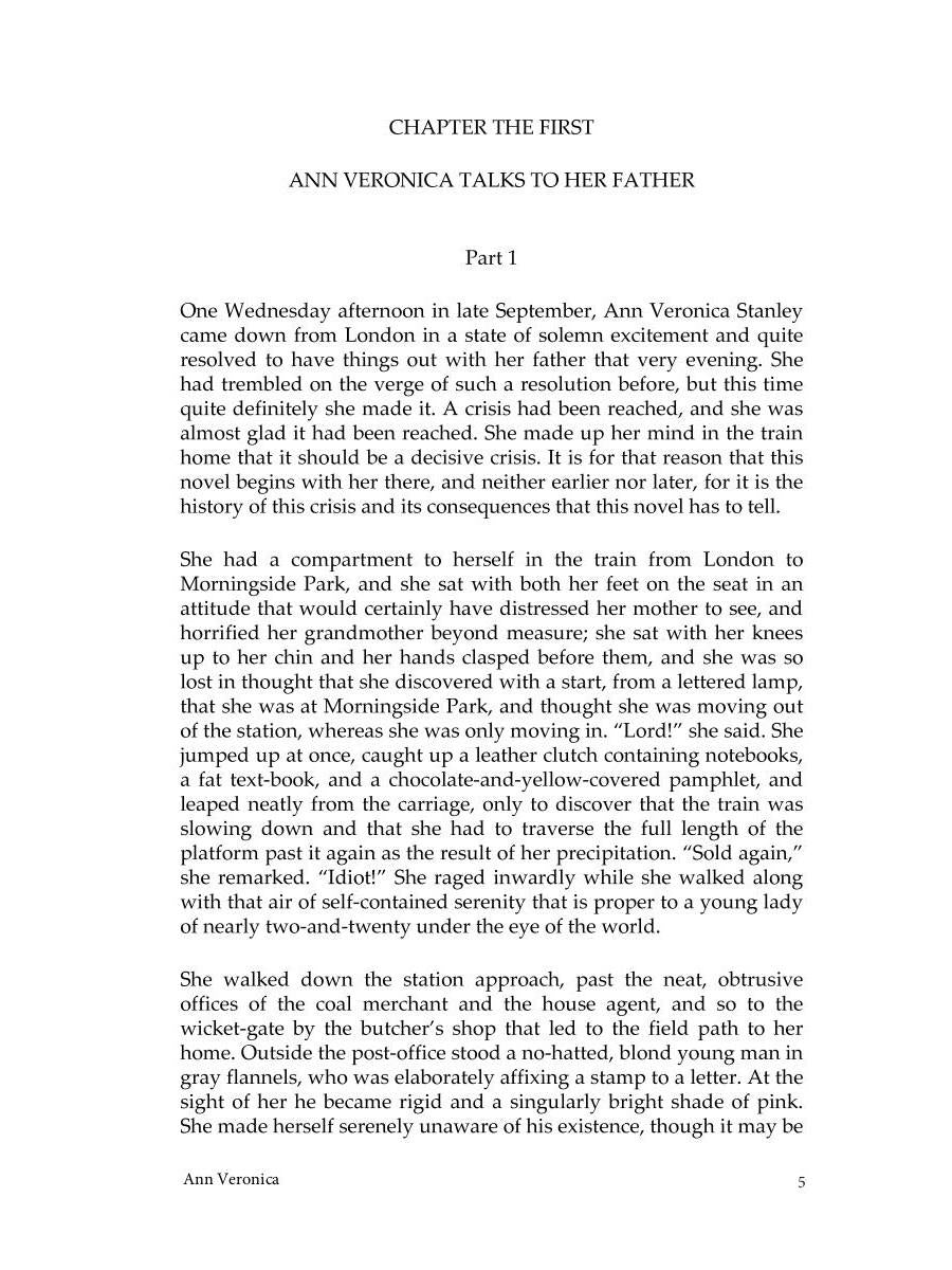 Ann Veronica = Анна Вероника: роман на англ.яз. Puits HG