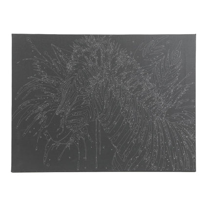 Étui en bois noir avec numéro 30*40 cm pour le téléphone portable en cor.24 pouces