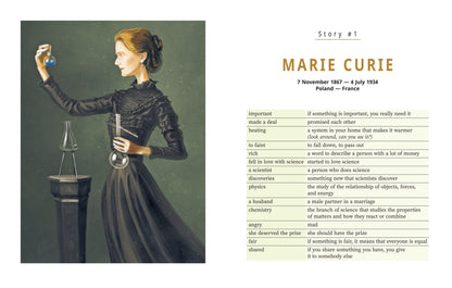 Grands scientifiques : histoire des gens en anglais pour les enfants du DP