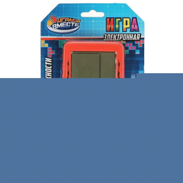 Jeu de logique électronique, blister 12*20,5*3 cm, IJG ВМЕСТЕ dans la couleur 2*84 pouces
