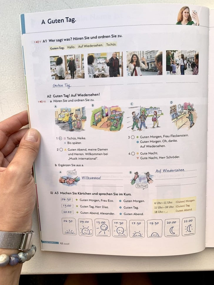 Schritte international Neu 1 KB+AB+CD zum AB