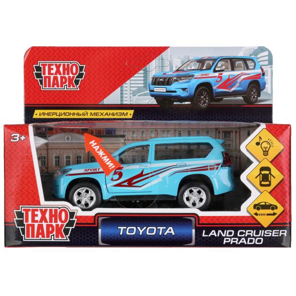 Машина металл свет-звук "TOYOTA PRADO СПОРТ" 12см, откр. двери, инерц. dans le cor. Parc technologique dans le cor.2*36шт