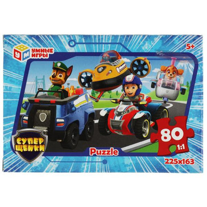 Superщенки. Пазл классический в коробке. 80 pièces. Умные игры в уп.16шт в кор.8уп