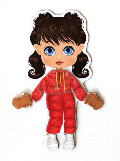 ИГРА МАГНИТНАЯ "ОДЕВАШКИ. ВЕРОНИКА". СЕРИЯ МАГНИТНЫЕ ИСТОРИИ в кор.14шт