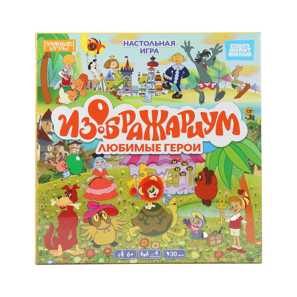 Изображариум. Любимые герои.Союзмультфильм. Игра-квадрат. 40 карточек.Премиум. Умные игры в кор.10шт