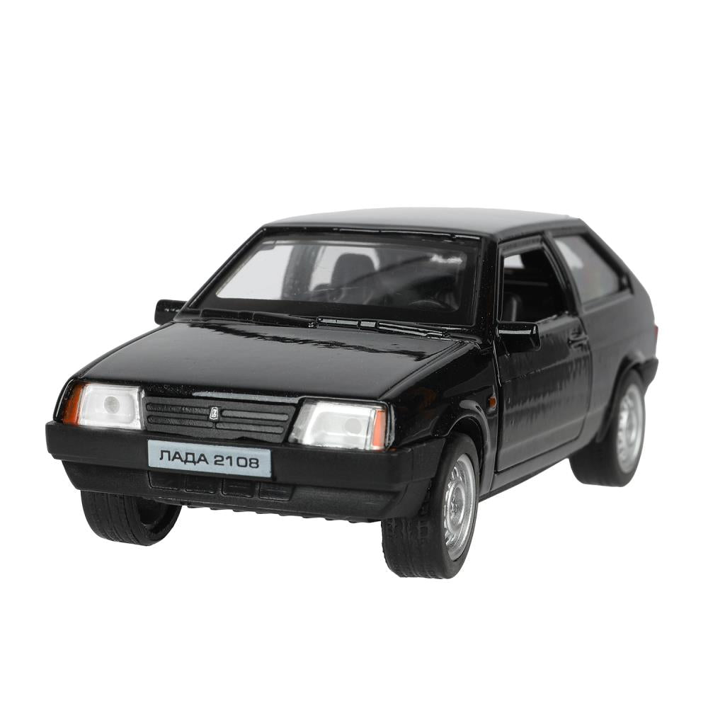 Машина металл свет-звук LADA лада 2108 "СПУТНИК",12см,откр дв,баг,инер,в кор Технопарк в кор.2*36шт