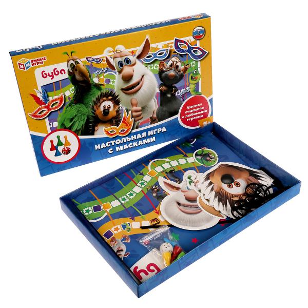 Bouba. Vous devez jouer avec des masques. 217х330х27 mm. Умные игры в кор.20шт