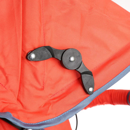 КОЛЯСКА-ТРОСТЬ "BIMBO" КОЛЕСА 8*5,5", ГЛУБОКОЕ КАНАПЕ, ЧЕХОЛ, 3 ТОЧ. РЕМЕНЬ, ЦВЕТ КРАСНЫЙ в кор.4шт