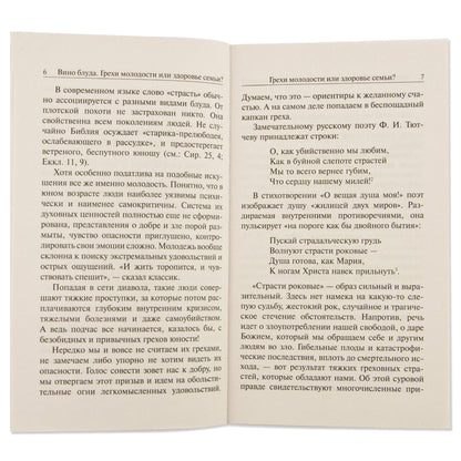 Вино блуда. Грехи молодости или здоровье семьи?